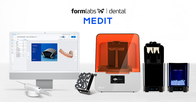 Formlabs ve Medit iş birliği: taramadan baskıya beş adımda klinik içi iş akışı