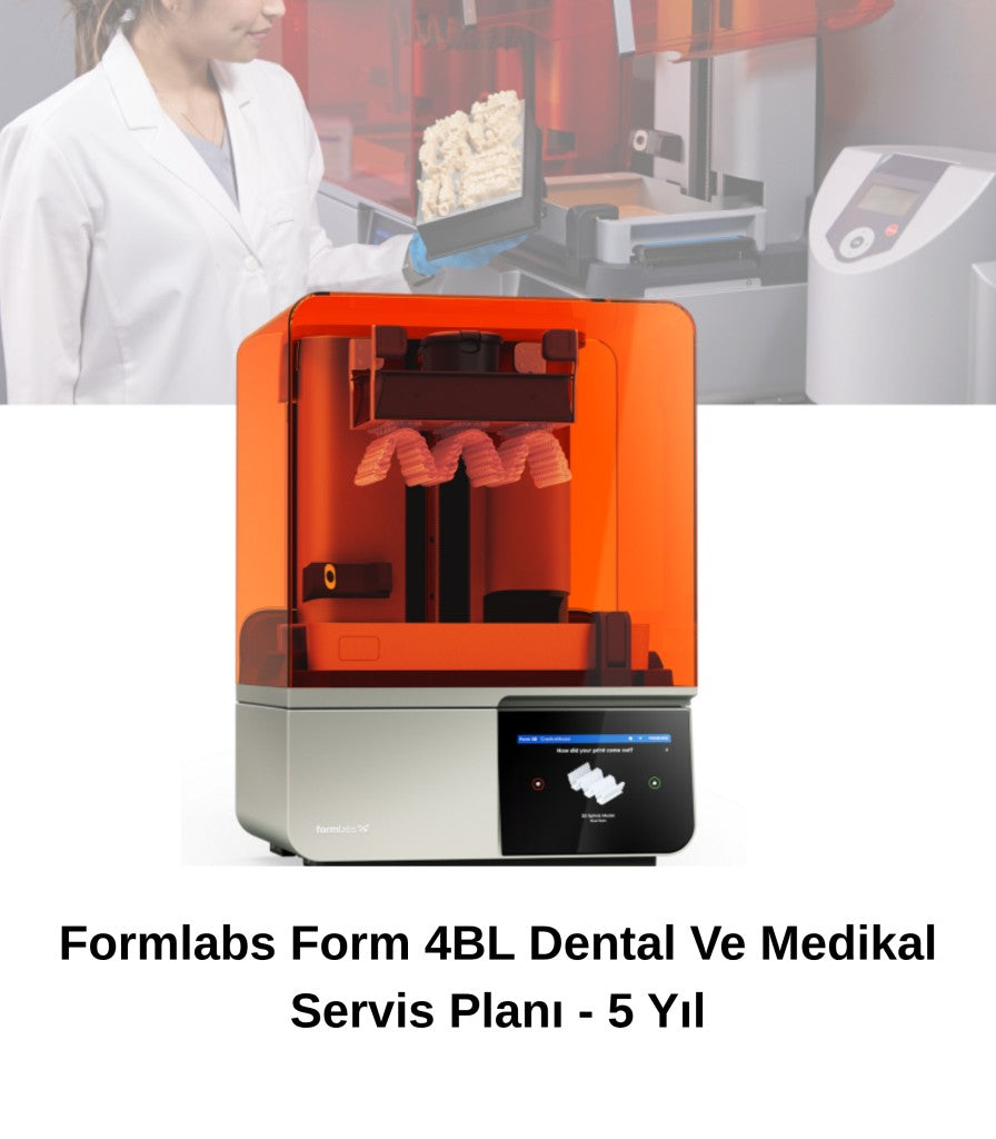 Formlabs Form 4BL Dental Ve Medikal Servis Planı - 5 Yıl