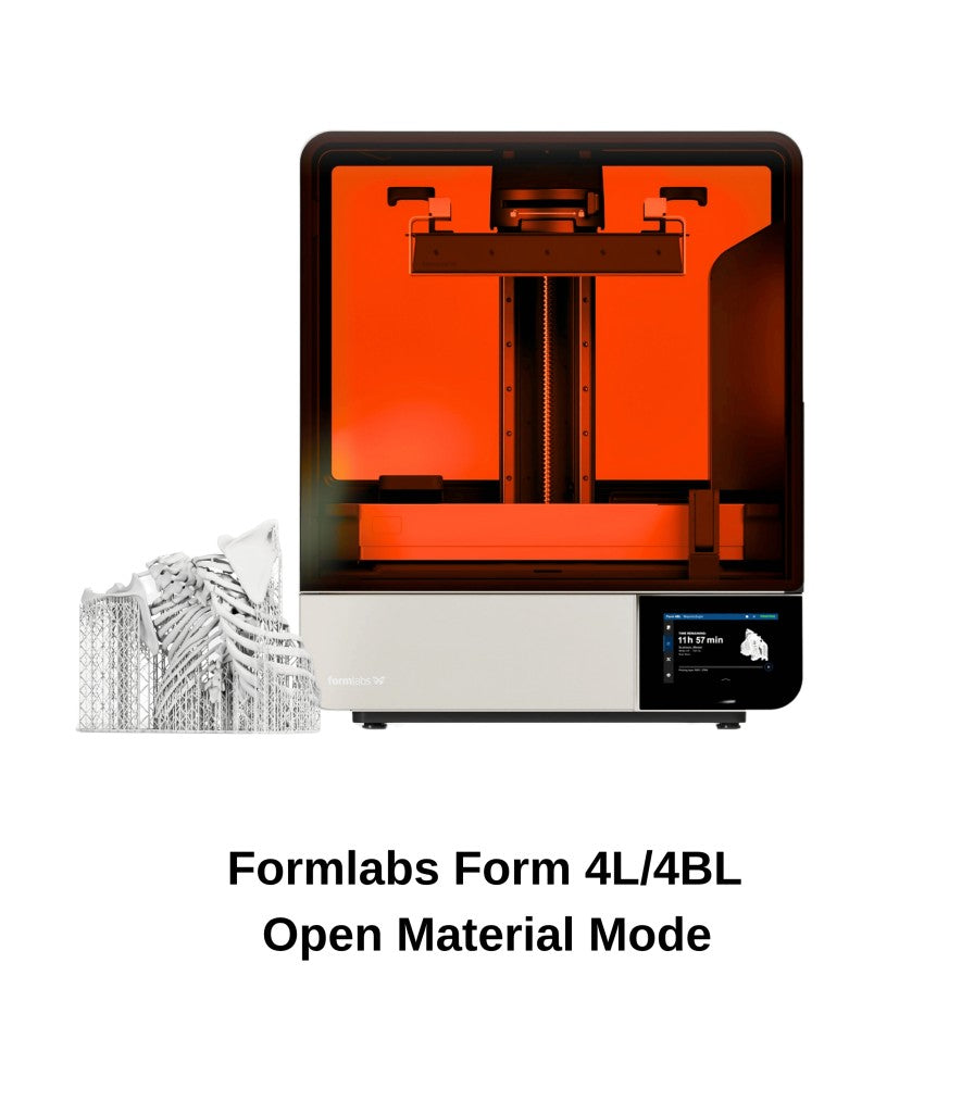 Formlabs Form 4L/4BL Open Material Mode
